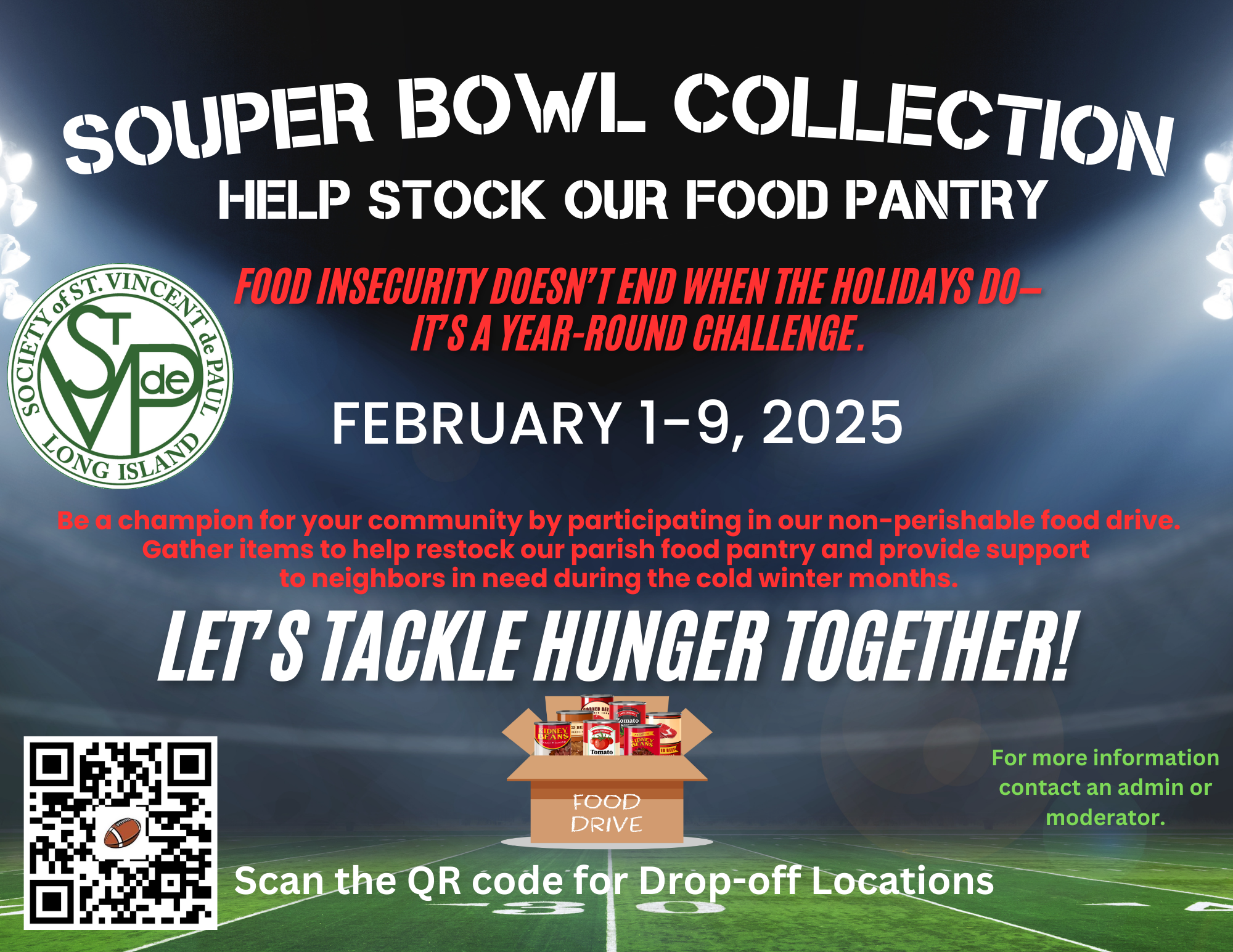 Souper Bowl Canned Food Drive